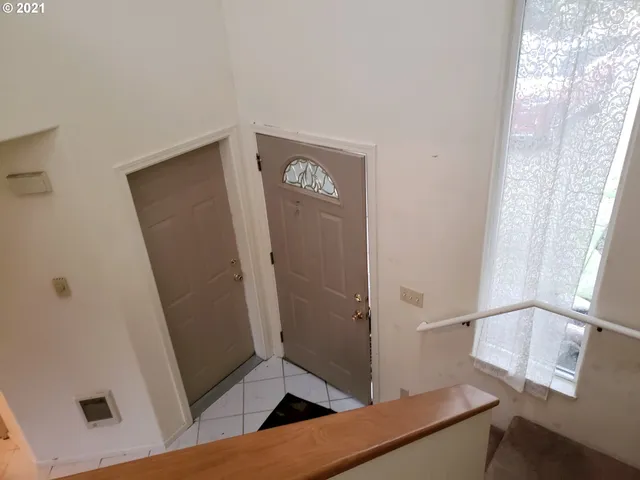 a view of front door