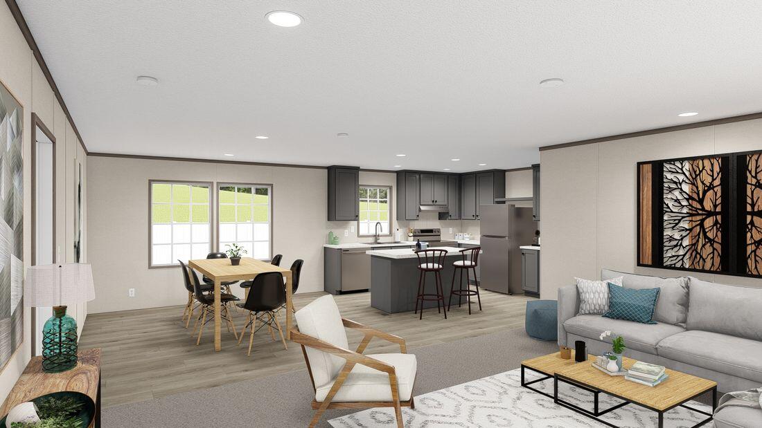 380 Dike Road Bonneau, SC 29431 - Photo 4 of 16 Kitchen and living room