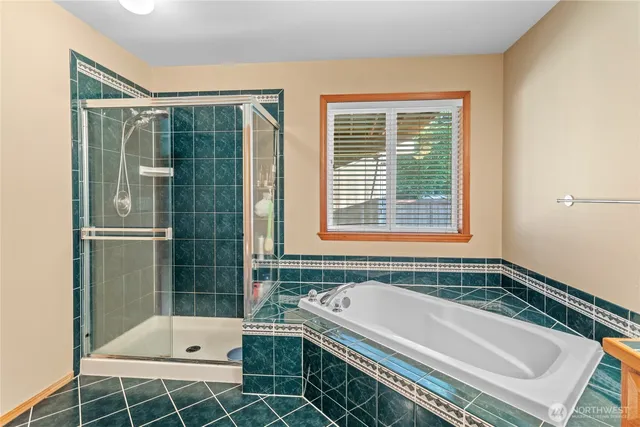 a view of a wooden deck