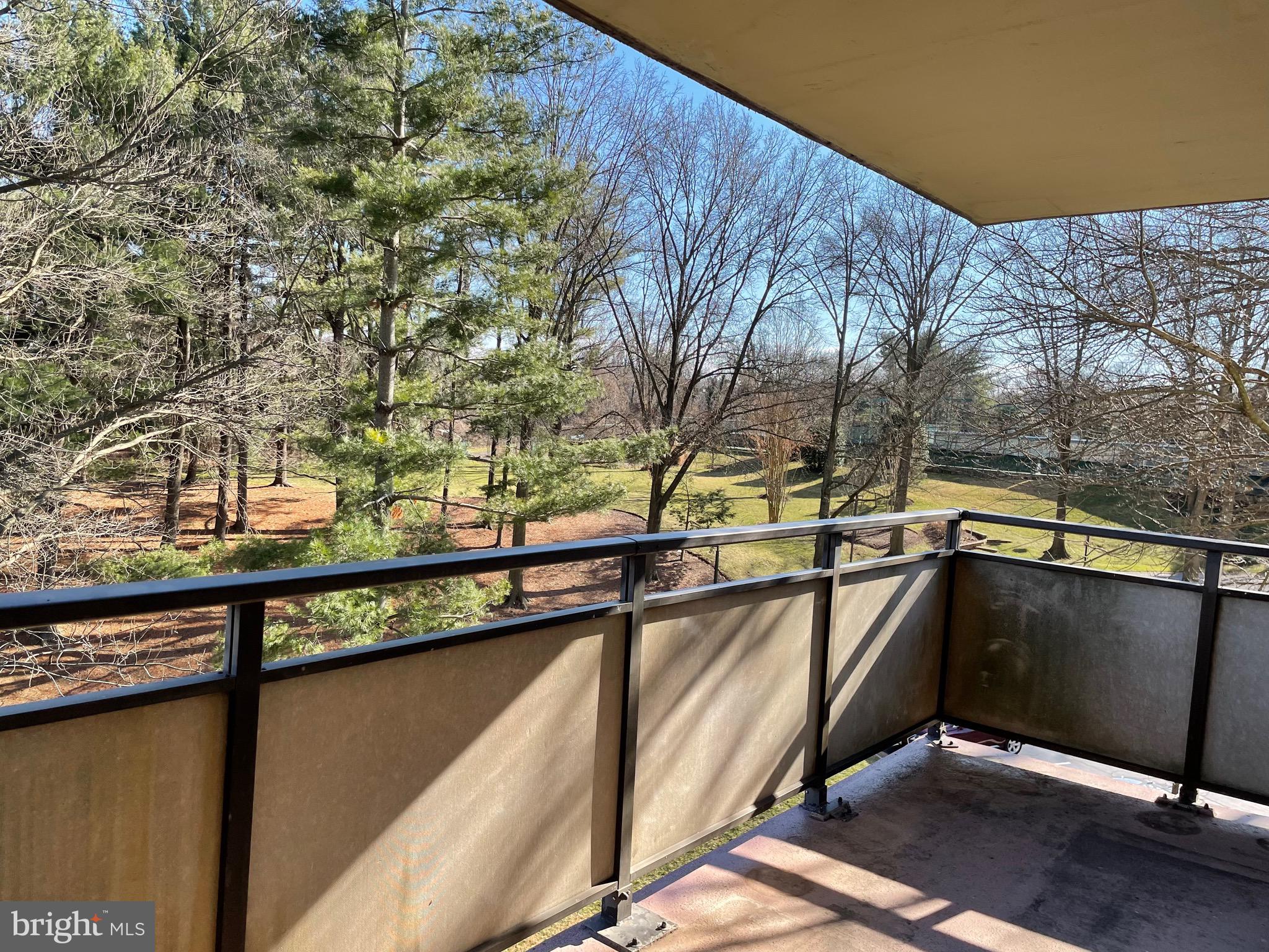 5225 Pooks Hill Road, Unit 228S Bethesda, MD 20814 - Photo 17 of 28 a view of balcony with two trees
