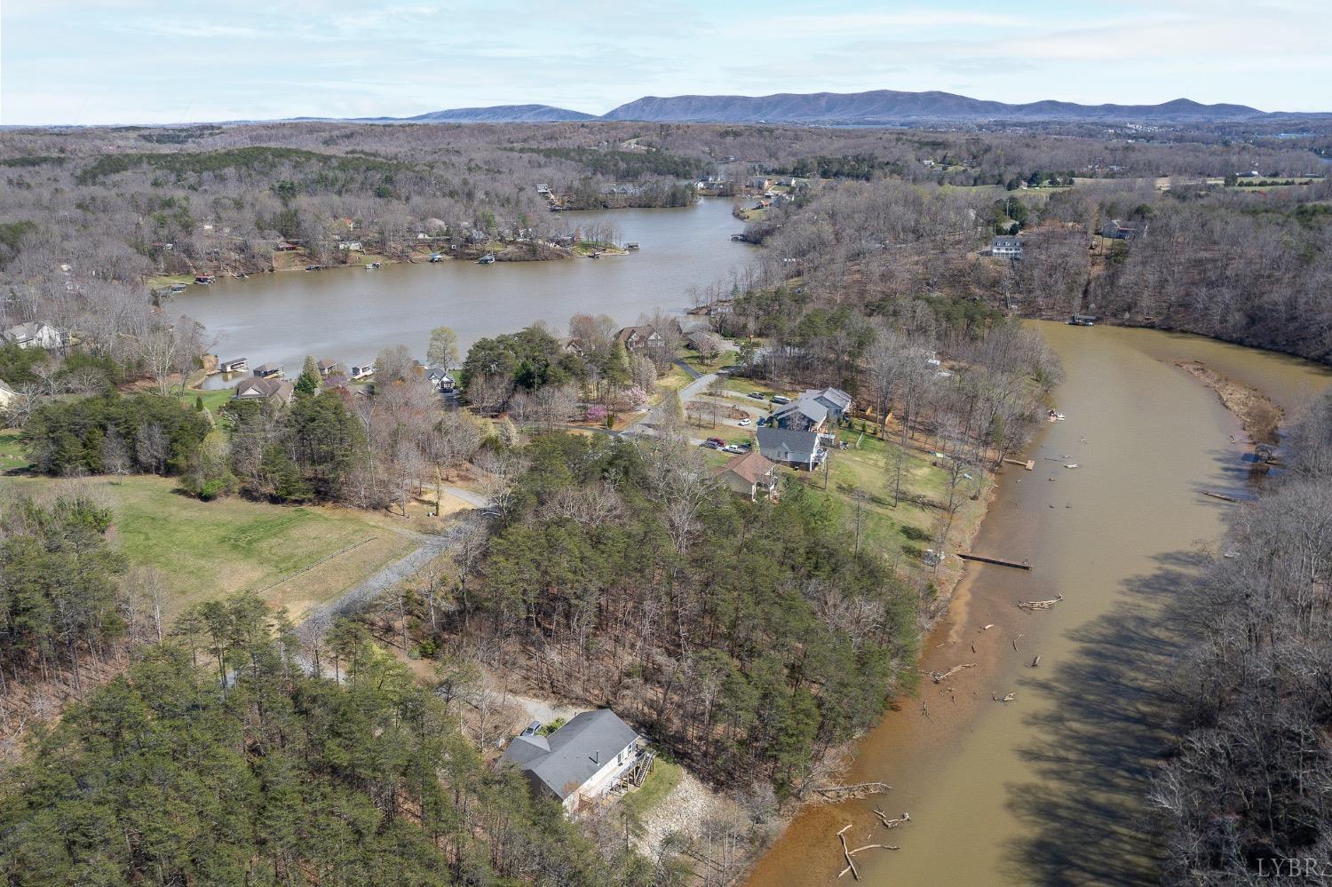 4 Inlet Drive Wirtz, VA 24184 - Photo 10 of 11 a view of lake with mountain