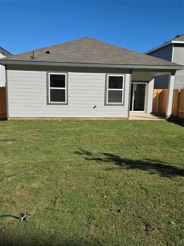 a backyard of a house