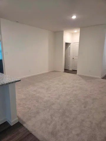 a view of an empty room