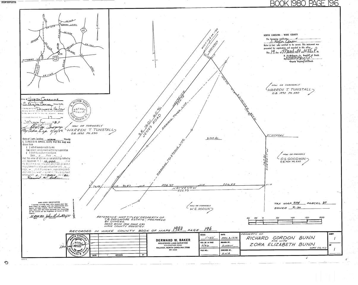 7825 Jenks Road Apex, NC 27523 - Photo 9 of 9 Survey