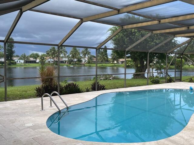 9661 Nevada Place Boca Raton, FL 33434 - Photo 9 of 9 Pool Overlooks Lake