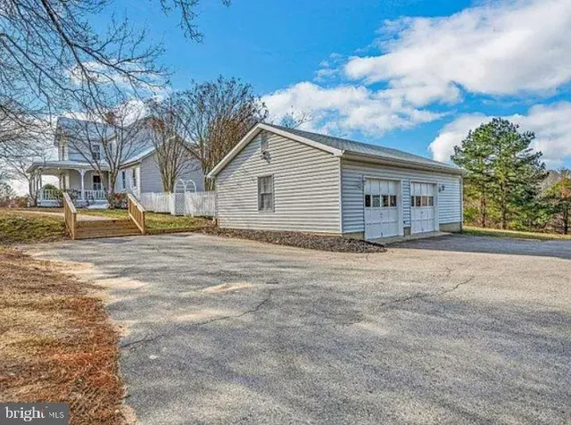 a backyard of a house