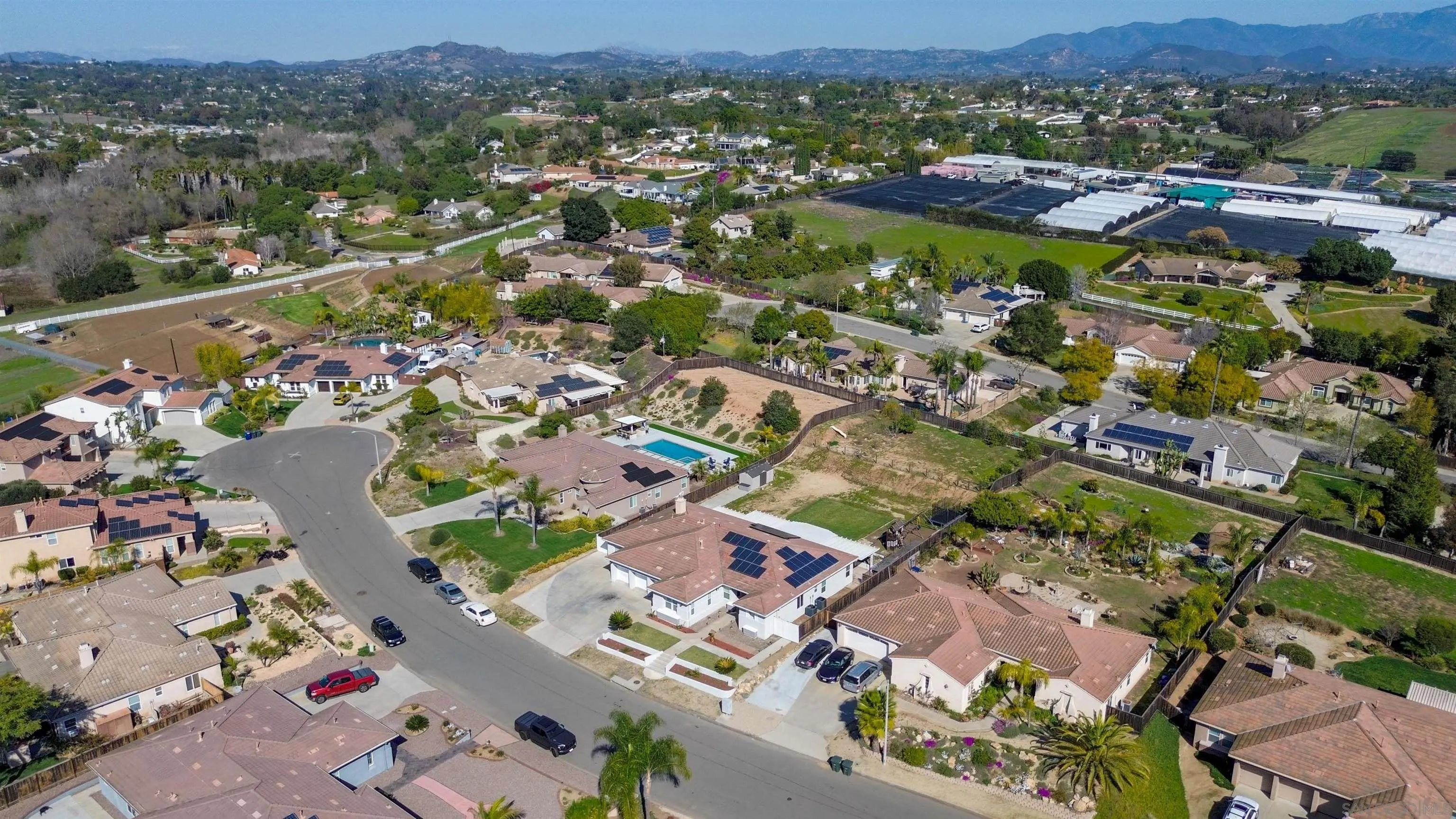 2352 Clearcrest Lane Fallbrook, CA 92028 - Photo 31 of 33 an aerial view of residential houses with outdoor space