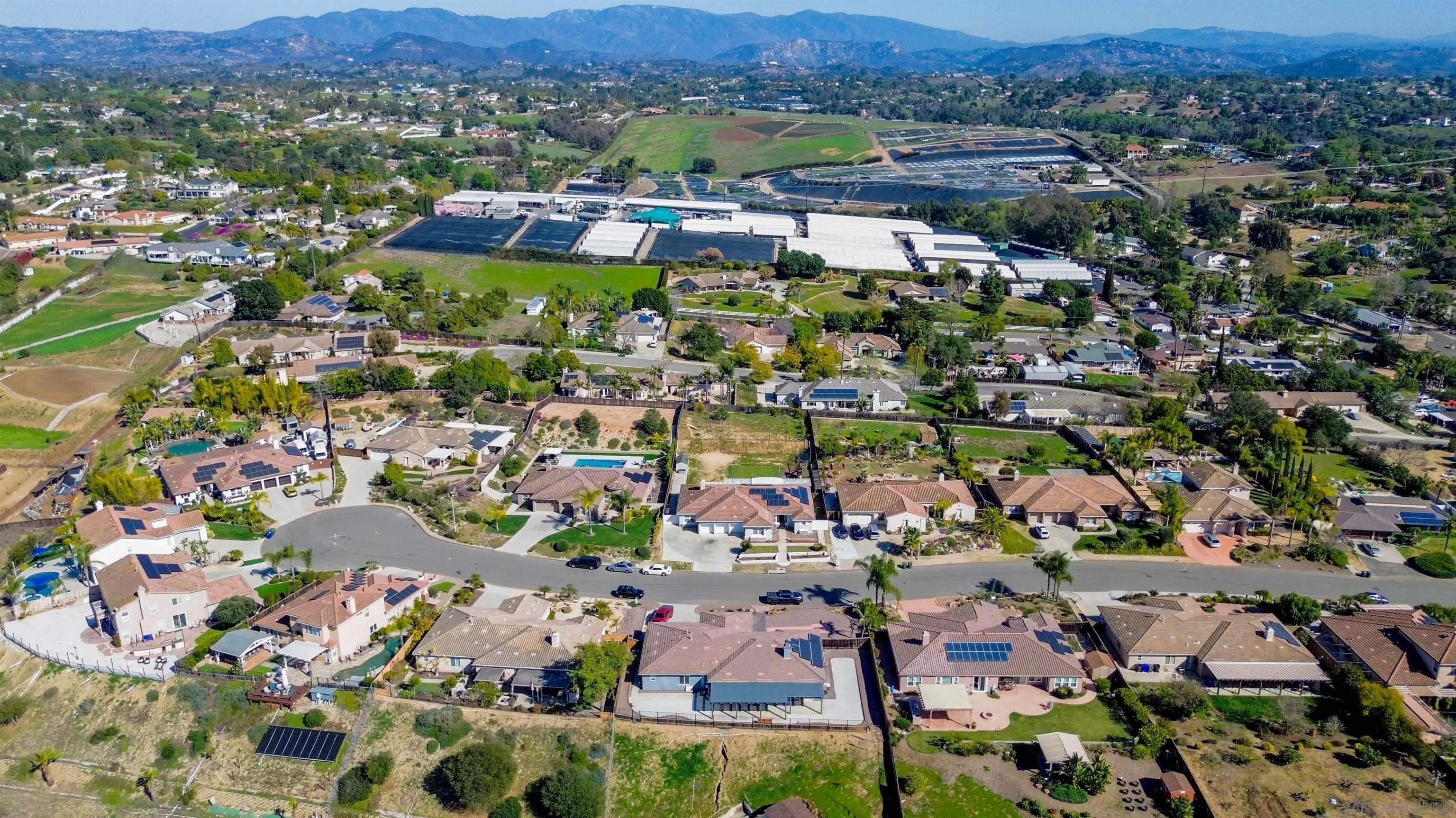 2352 Clearcrest Lane Fallbrook, CA 92028 - Photo 32 of 33 an aerial view of residential houses with outdoor space