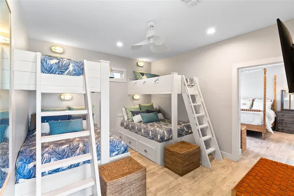 a bathroom with a shower and a tub