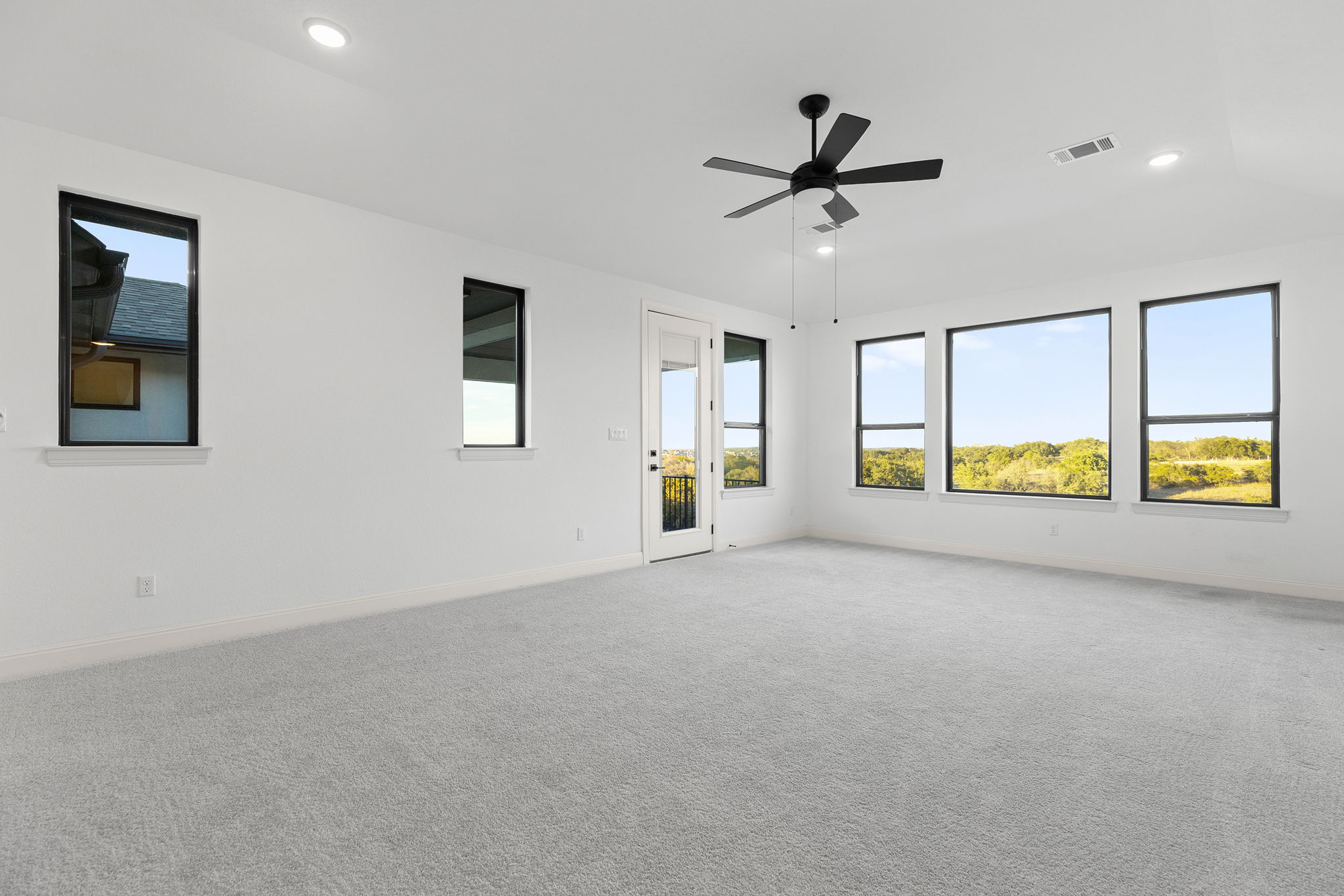 439 Wellborn Road Liberty Hill, TX 78642 - Photo 29 of 40 Just off the media room. Game room/playroom. Beautiful views.