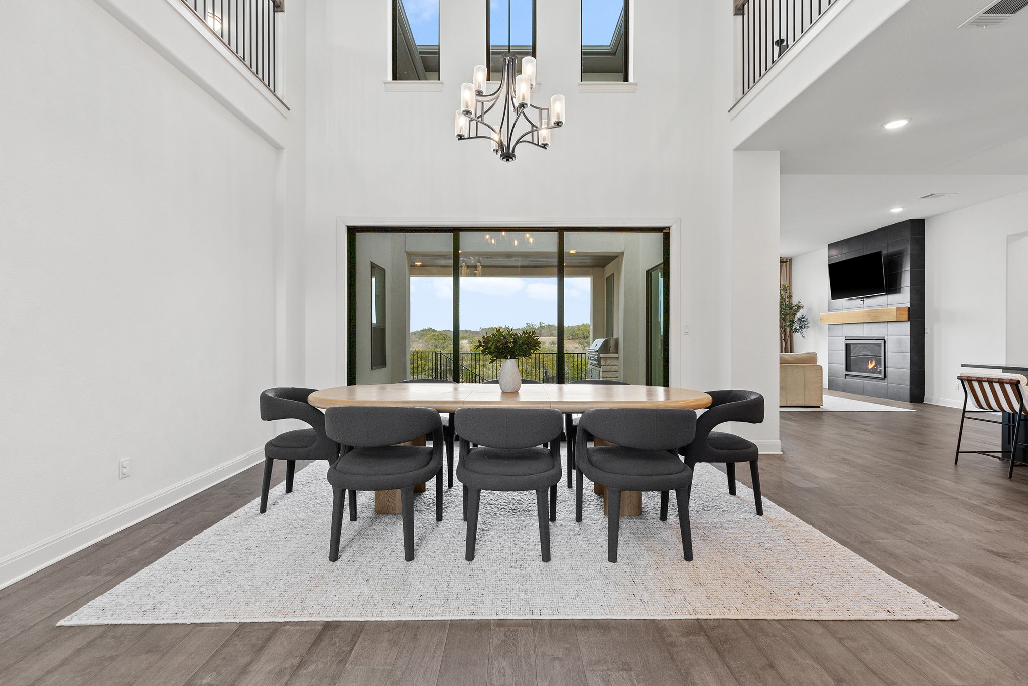 439 Wellborn Road Liberty Hill, TX 78642 - Photo 9 of 40 Large dining area for hosting family and friends