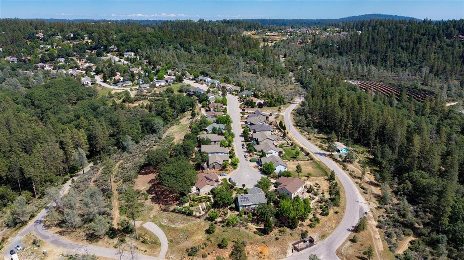 970 Morgan Ranch Drive Grass Valley, CA 95945 - Photo 72 of 76 an aerial view of a city with lots of residential buildings