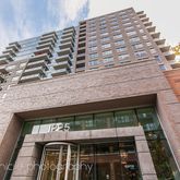 a front view of a building