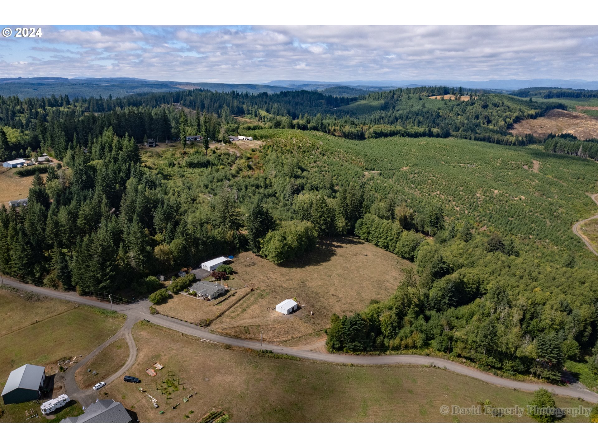 27765 Clark Road Deer Island, OR 97054 - Photo 34 of 38 Drone View/UAV