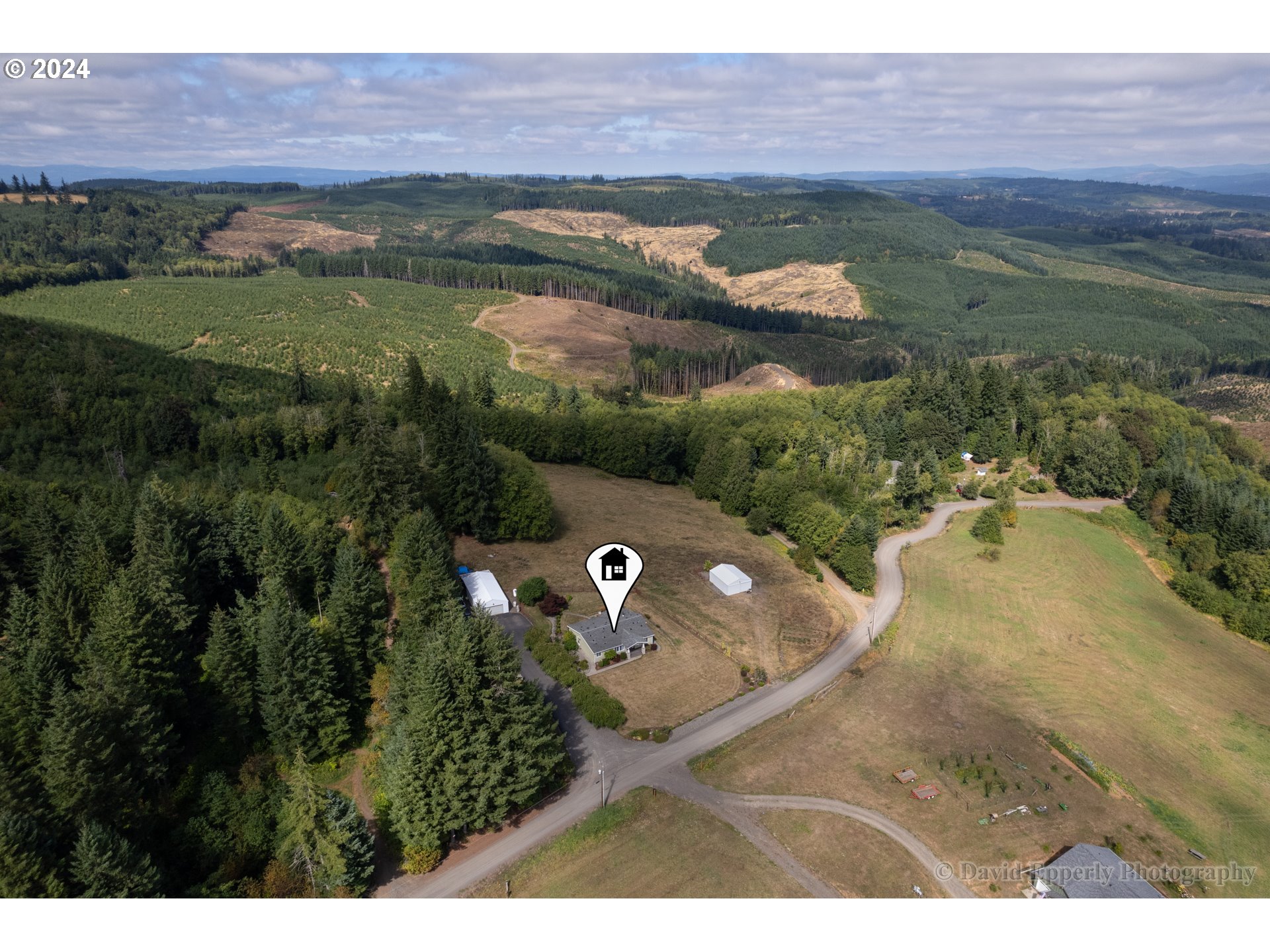 27765 Clark Road Deer Island, OR 97054 - Photo 36 of 38 Drone View/UAV