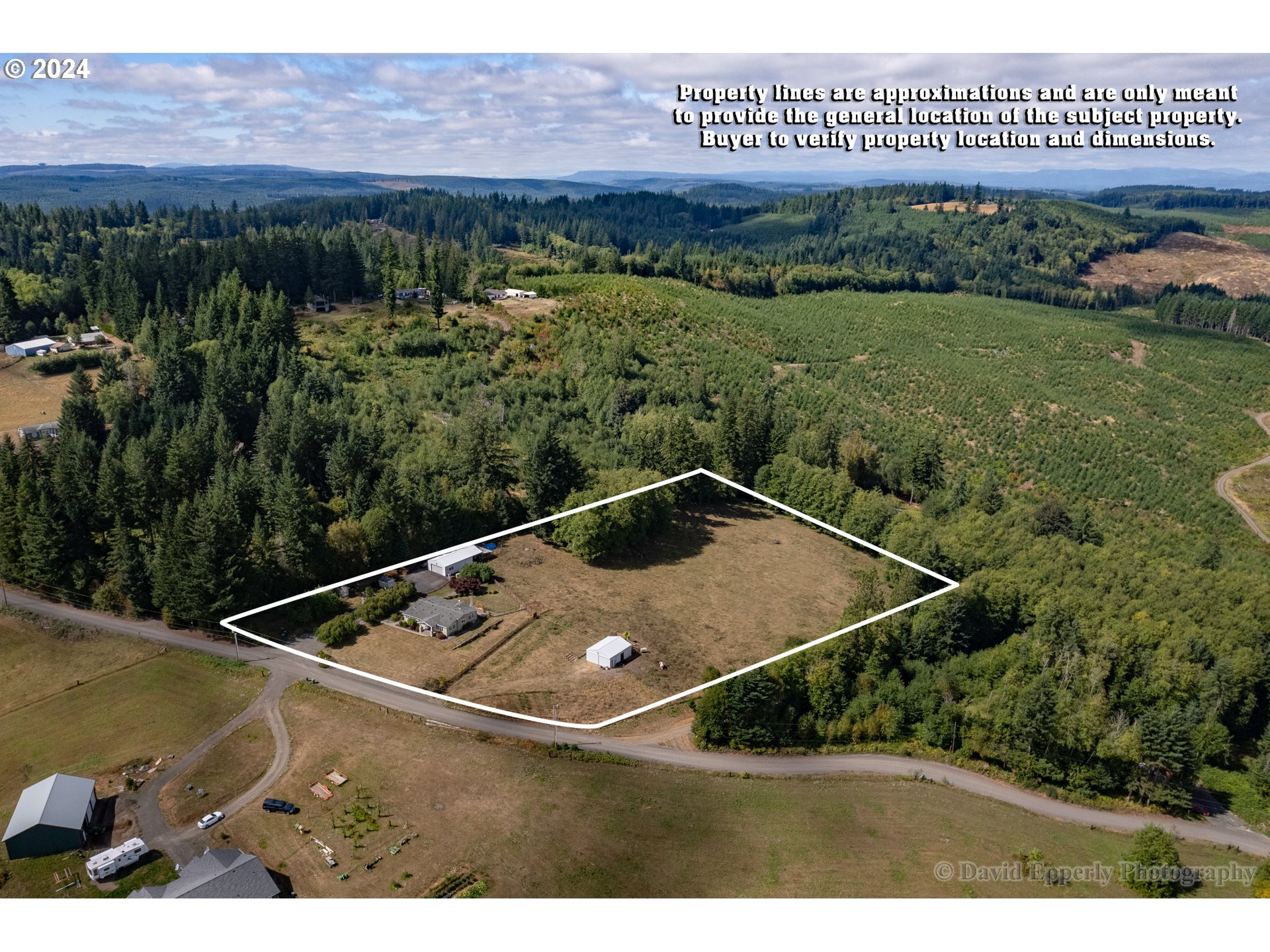 27765 Clark Road Deer Island, OR 97054 - Photo 37 of 38 Drone View/UAV