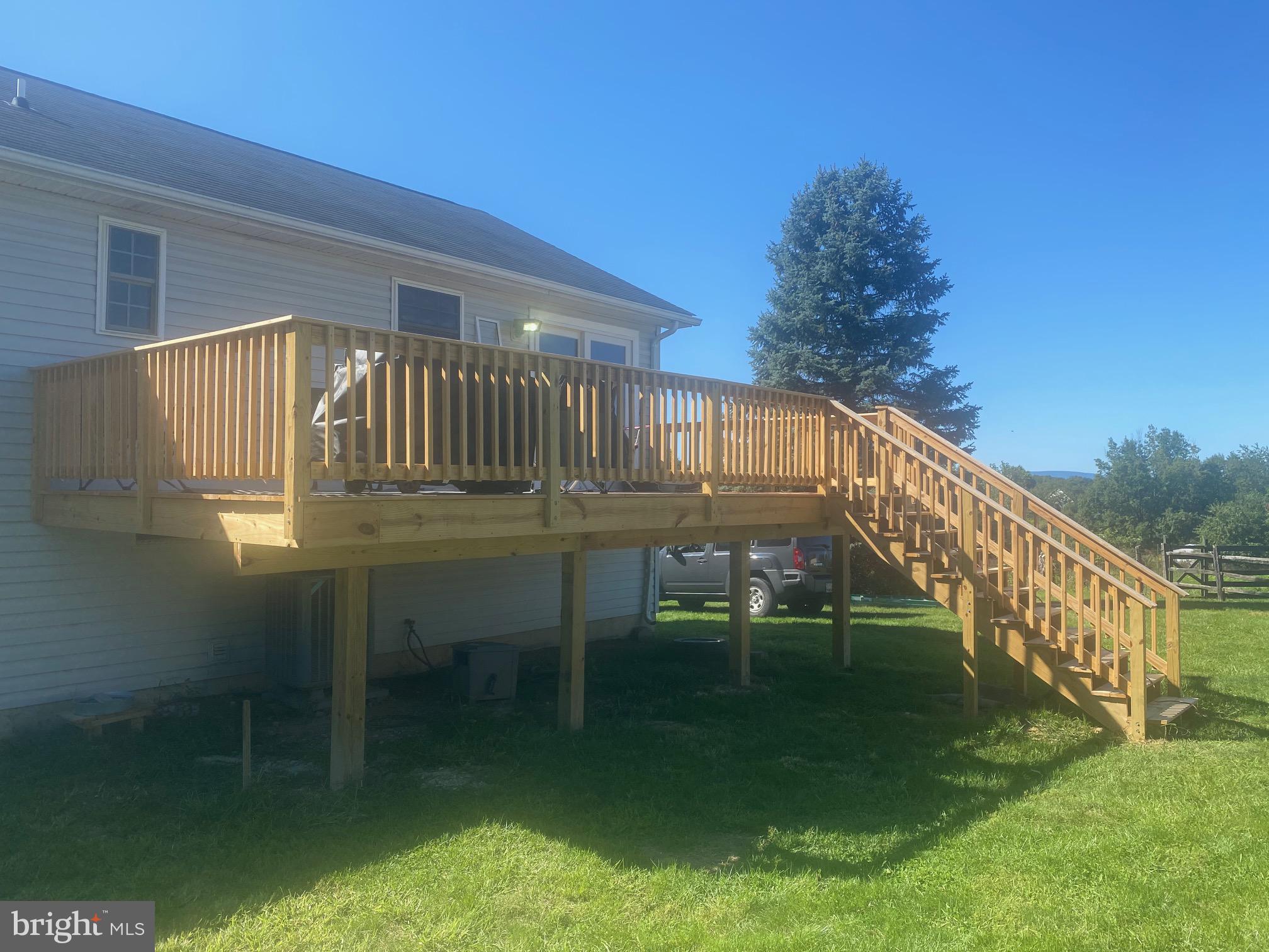 309 Cedar Grove Road Winchester, VA 22603 - Photo 2 of 4 Brand new huge deck