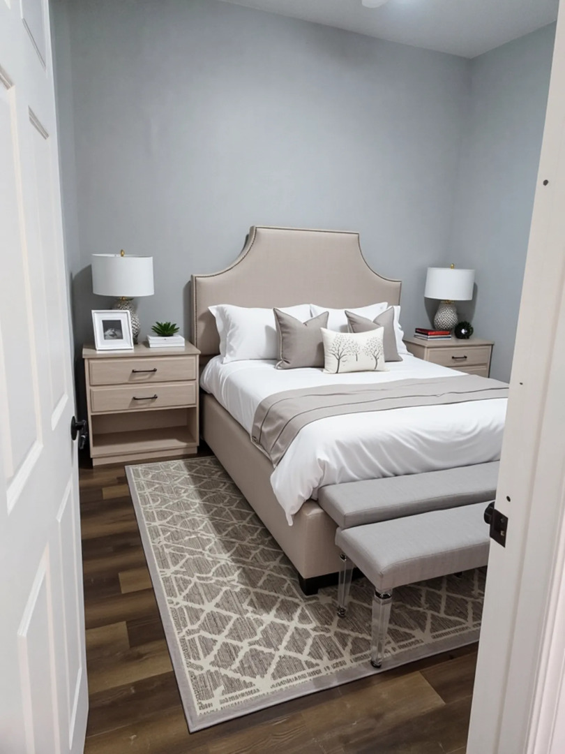 6229 South Bishop Street, Unit 1 Chicago, IL 60636 - Photo 7 of 17 a large bed sitting in a bedroom and wooden floor