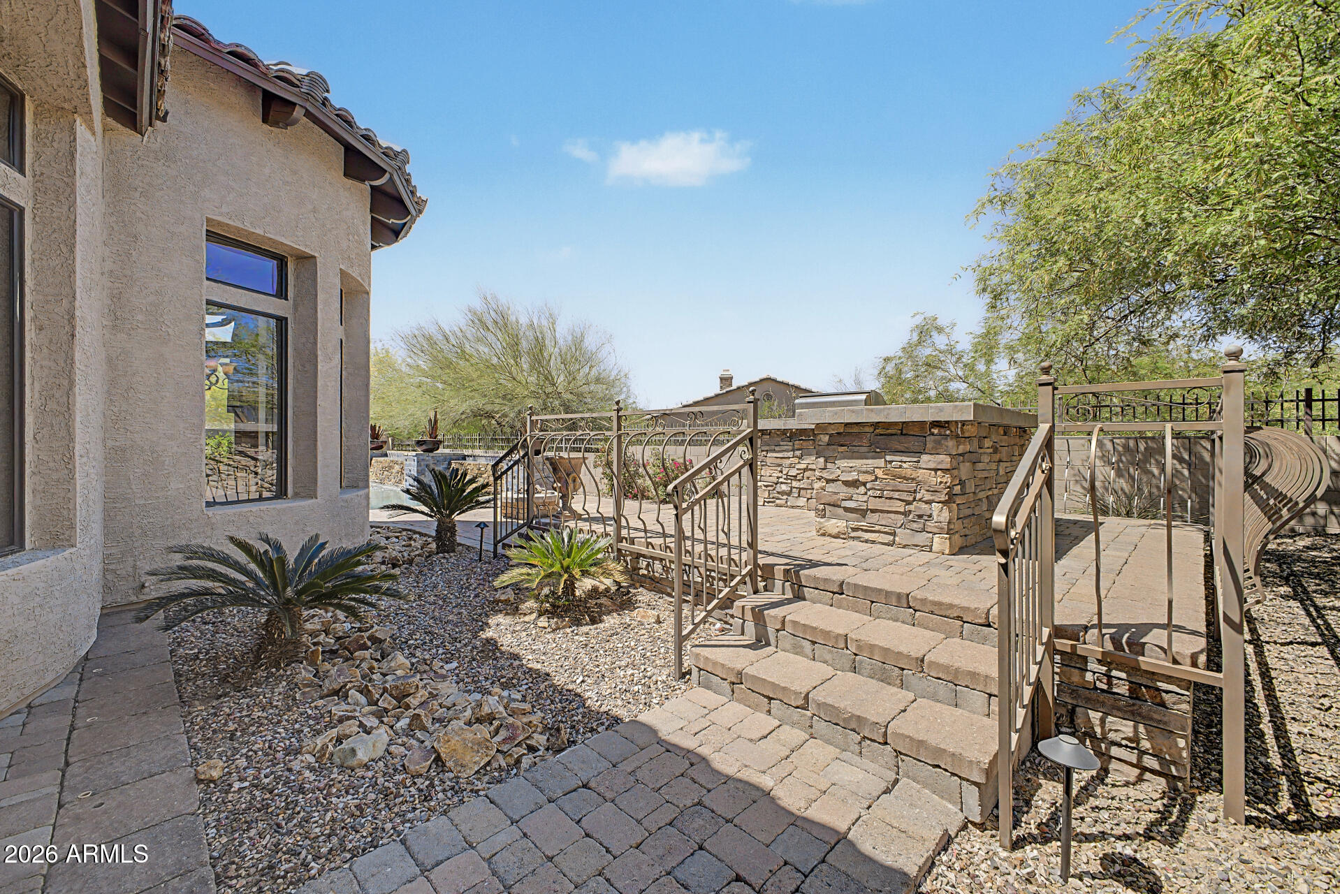 4046 North Silver Ridge Circle Mesa, AZ 85207 - Photo 51 of 61 a view of a terrace with chairs