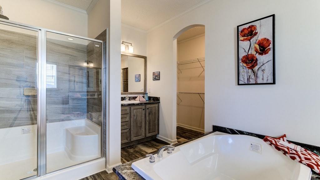 988 Calico Rock Road Rocky Mount, VA 24151 - Photo 34 of 41 a bathroom with a shower and a sink