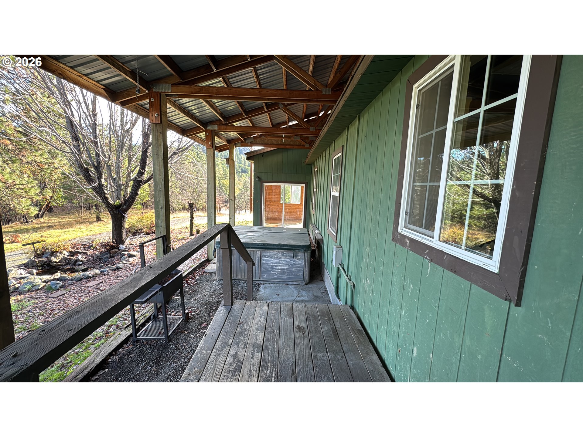 13469 Ramsey Road Gold Hill, OR 97525 - Photo 23 of 25 a black and white photo of a house