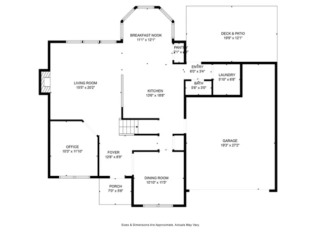 a picture of a floor plan