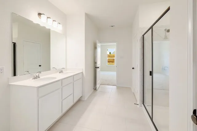 a view of an empty room