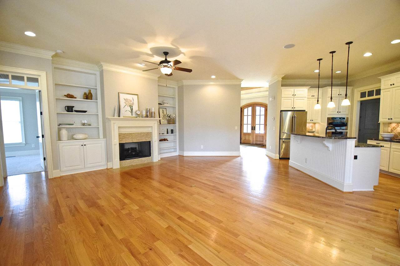 8621 Baybridge Wynd Raleigh, NC 27613 - Photo 12 of 25 Large and open Great Room with fireplace!