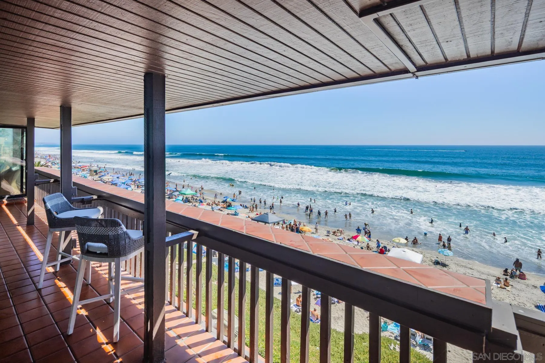 2977 Ocean Street Carlsbad, CA 92008 - Photo 30 of 44 a view of a balcony with wooden floor
