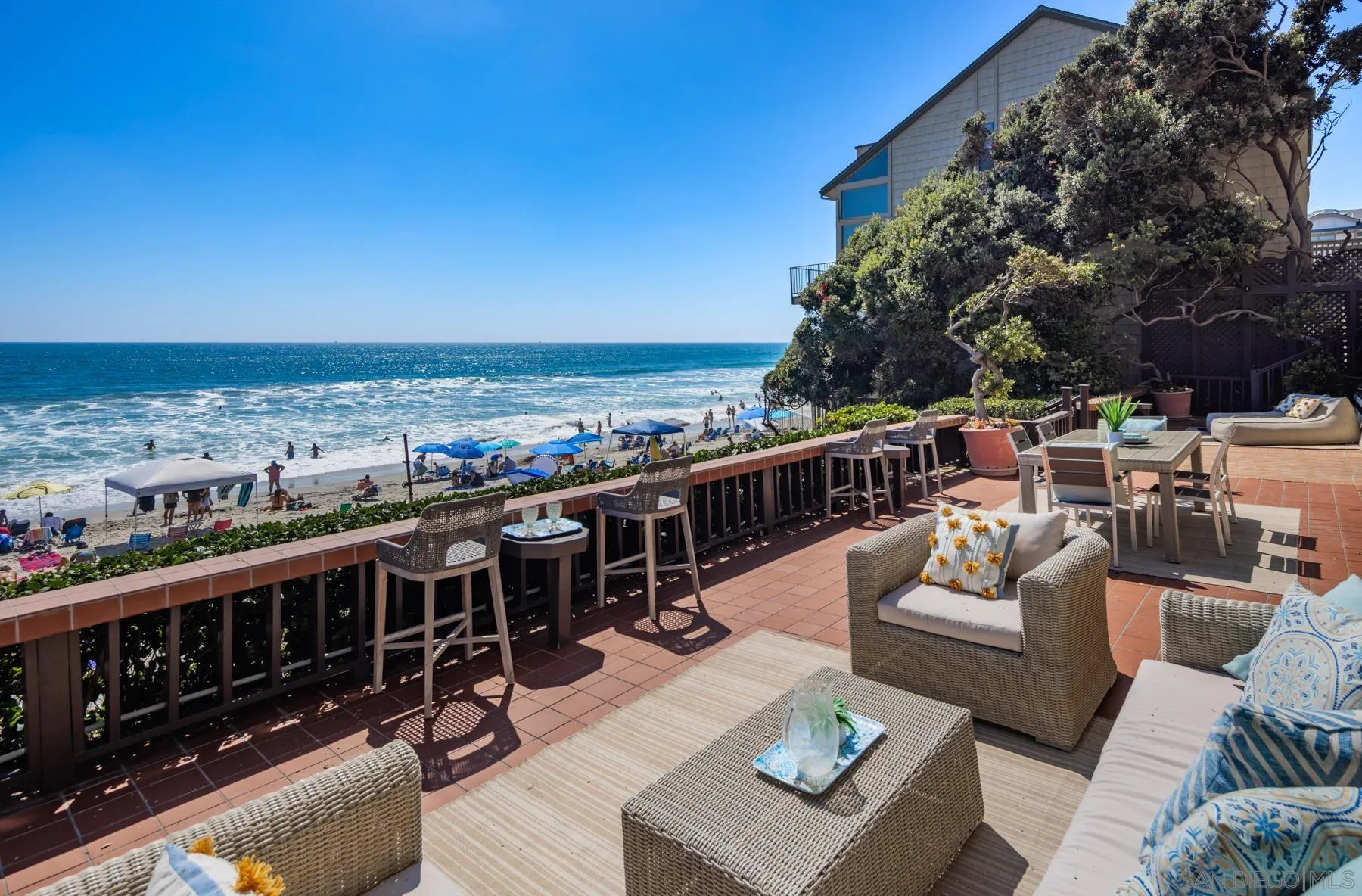 2977 Ocean Street Carlsbad, CA 92008 - Photo 36 of 44 a view of a balcony with chairs