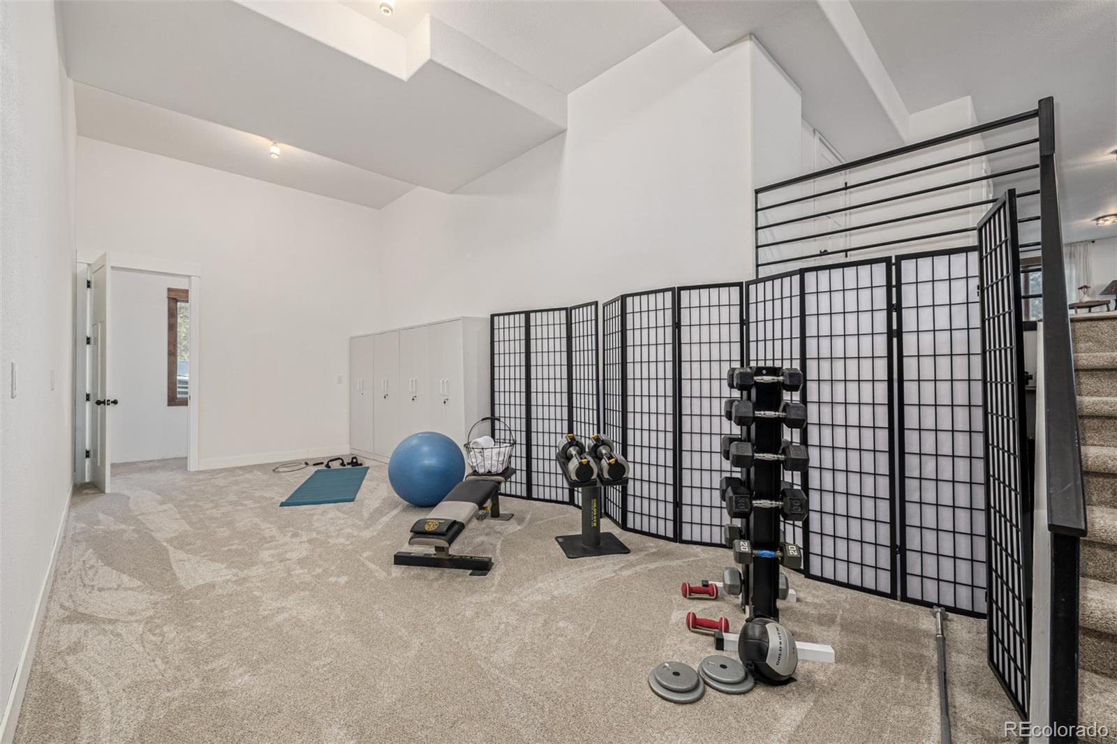 663 Brookside Drive Bailey, CO 80421 - Photo 35 of 47 a view of a room with gym equipment