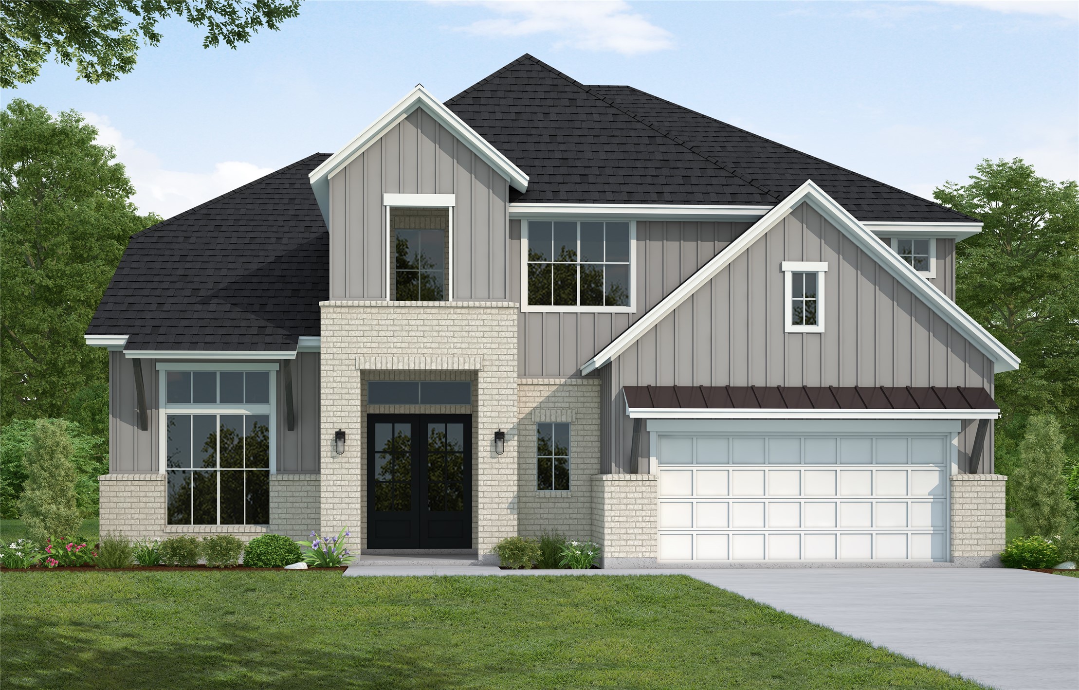 Westin Homes *Currently under construction* Asher X Plan. Rendering used for illustration purposes.