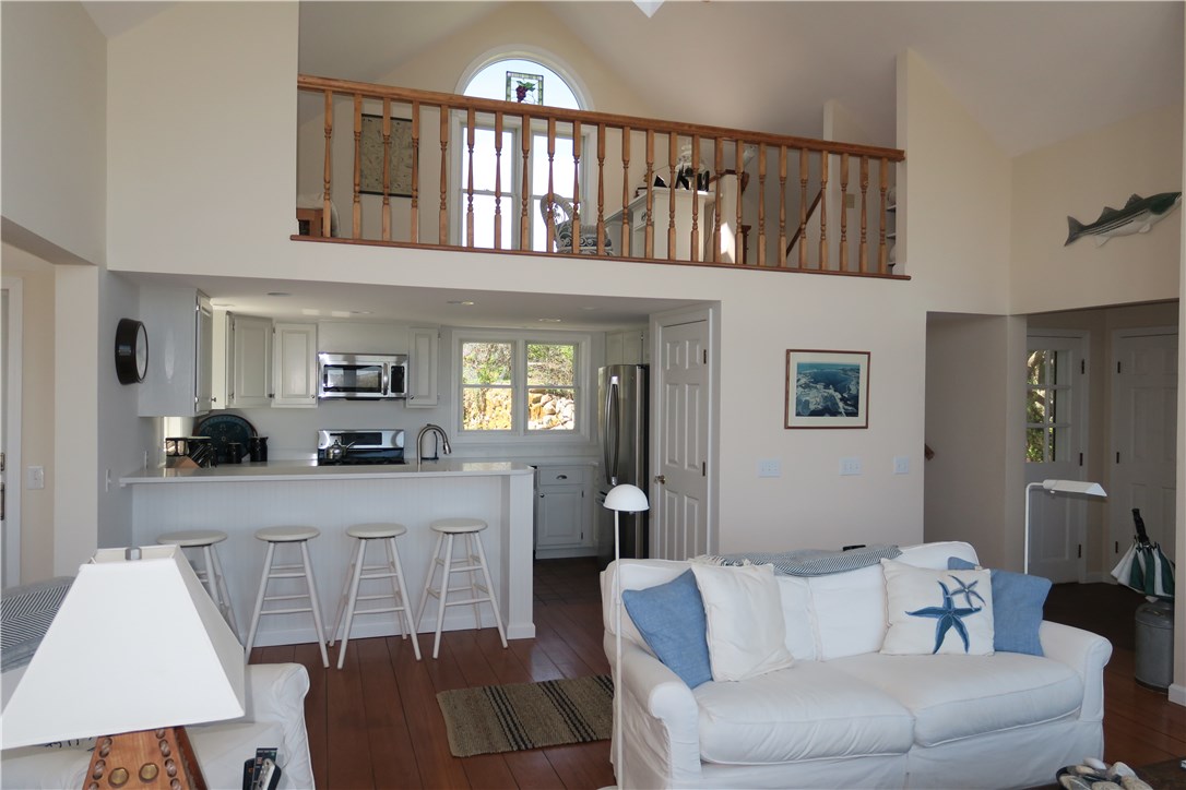 1205 Trims Road Block Island, RI 02807 - Photo 5 of 21 Living room, kitchen, loft