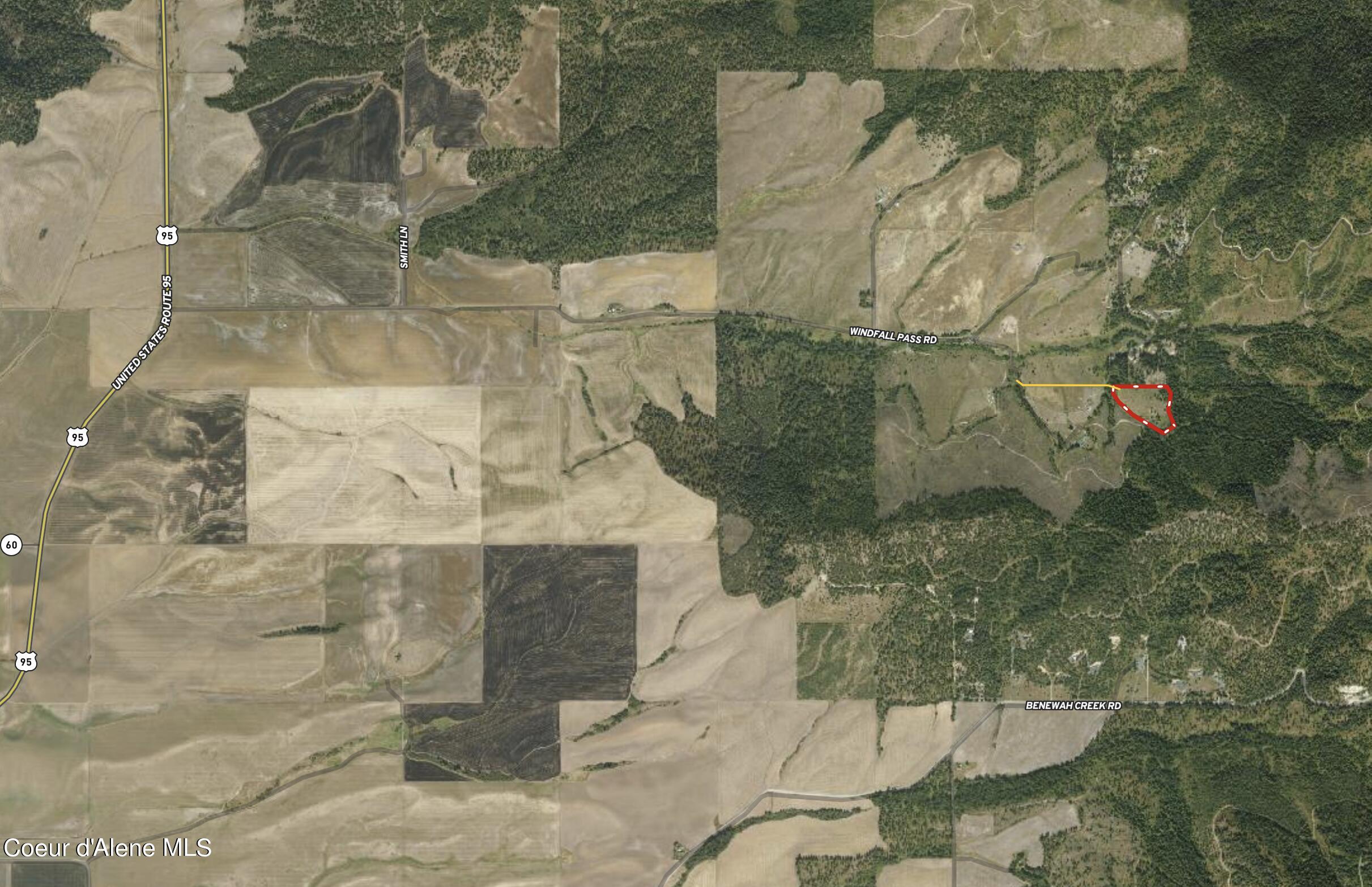 Nna Windfall Pass Road St. Maries, ID 83861 - Photo 28 of 30 aerial far view