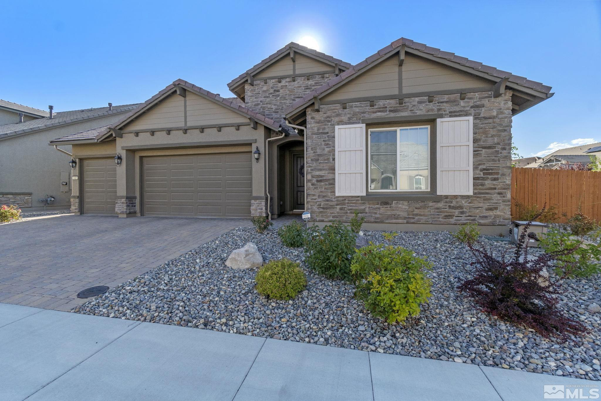 9401 Flying Horse Road Reno, NV 89521 - Photo 1 of 40 front view of a house with a yard