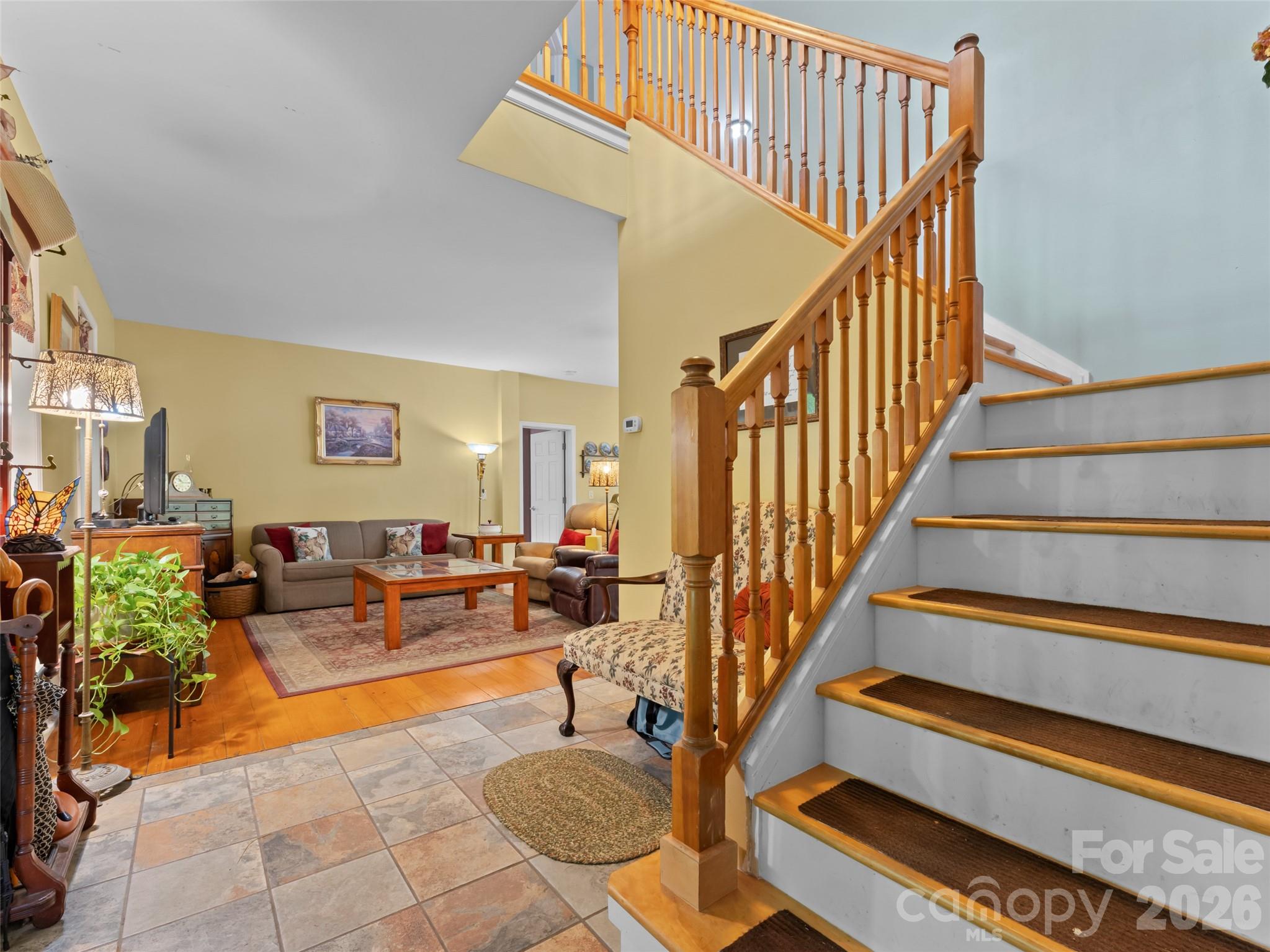 103 Old Southside Road Saluda, NC 28773 - Photo 11 of 48 a living room with lots of furniture and a rug