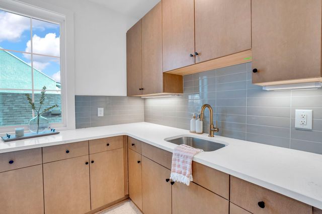 a picture of a bench in a building