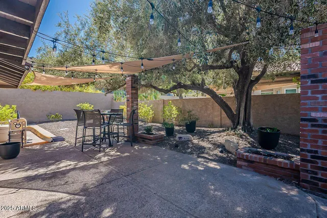 a view of outdoor space and patio