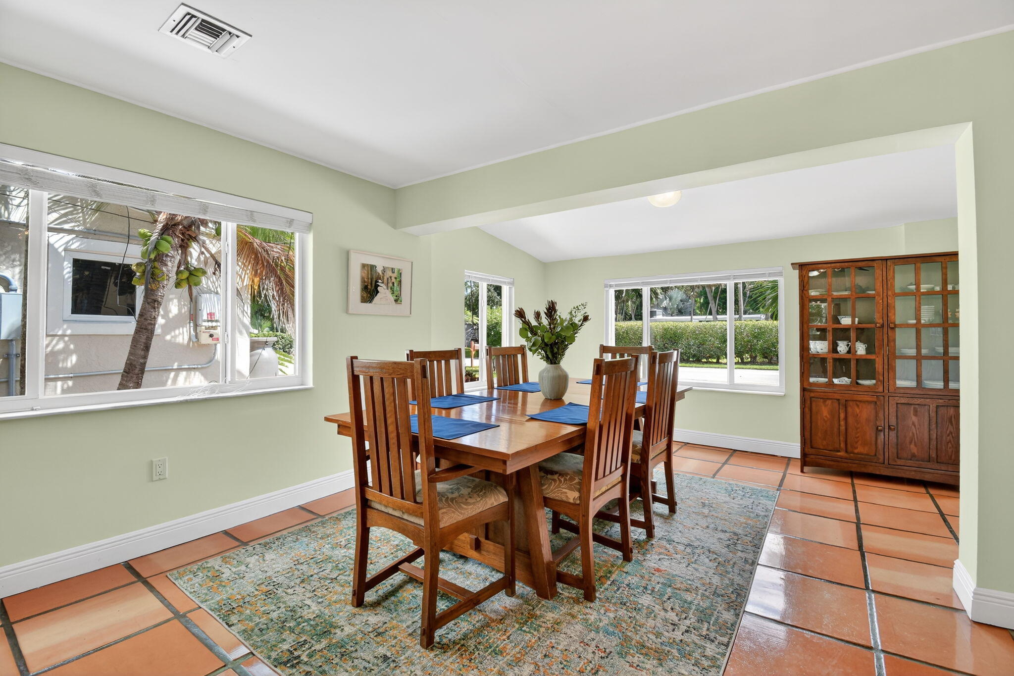 1309 Southwest 19th Avenue Fort Lauderdale, FL 33312 - Photo 12 of 66 a view of a dining room with furniture window and outside view