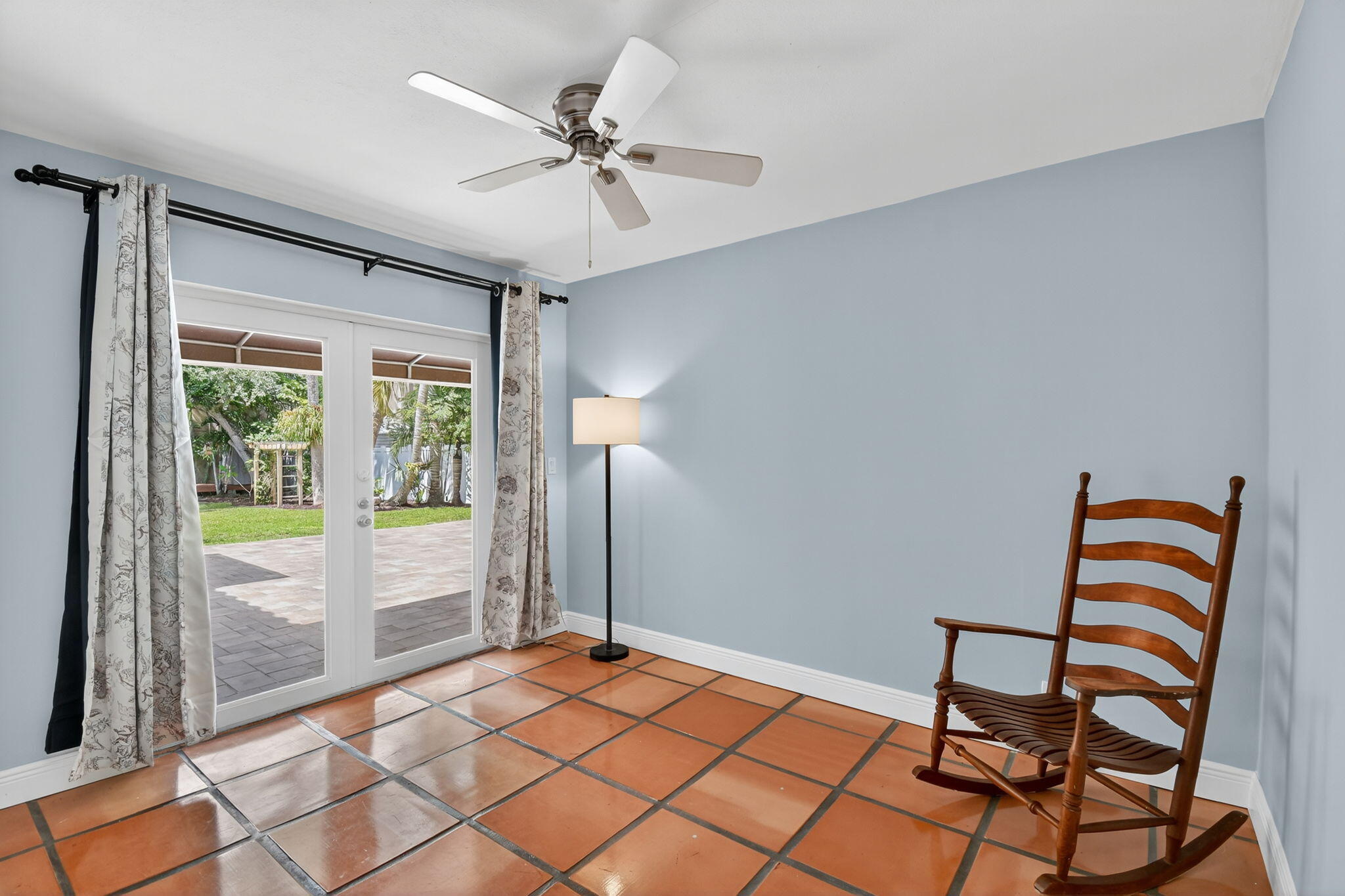 1309 Southwest 19th Avenue Fort Lauderdale, FL 33312 - Photo 22 of 66 a bedroom with a bed and a view of balcony