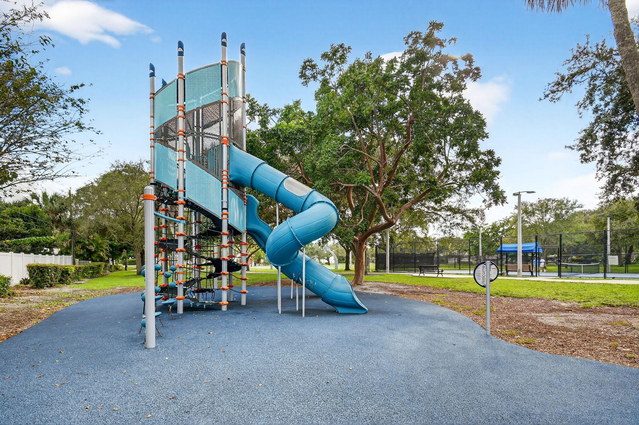 1309 Southwest 19th Avenue Fort Lauderdale, FL 33312 - Photo 55 of 66 a view of a park with slide on the table