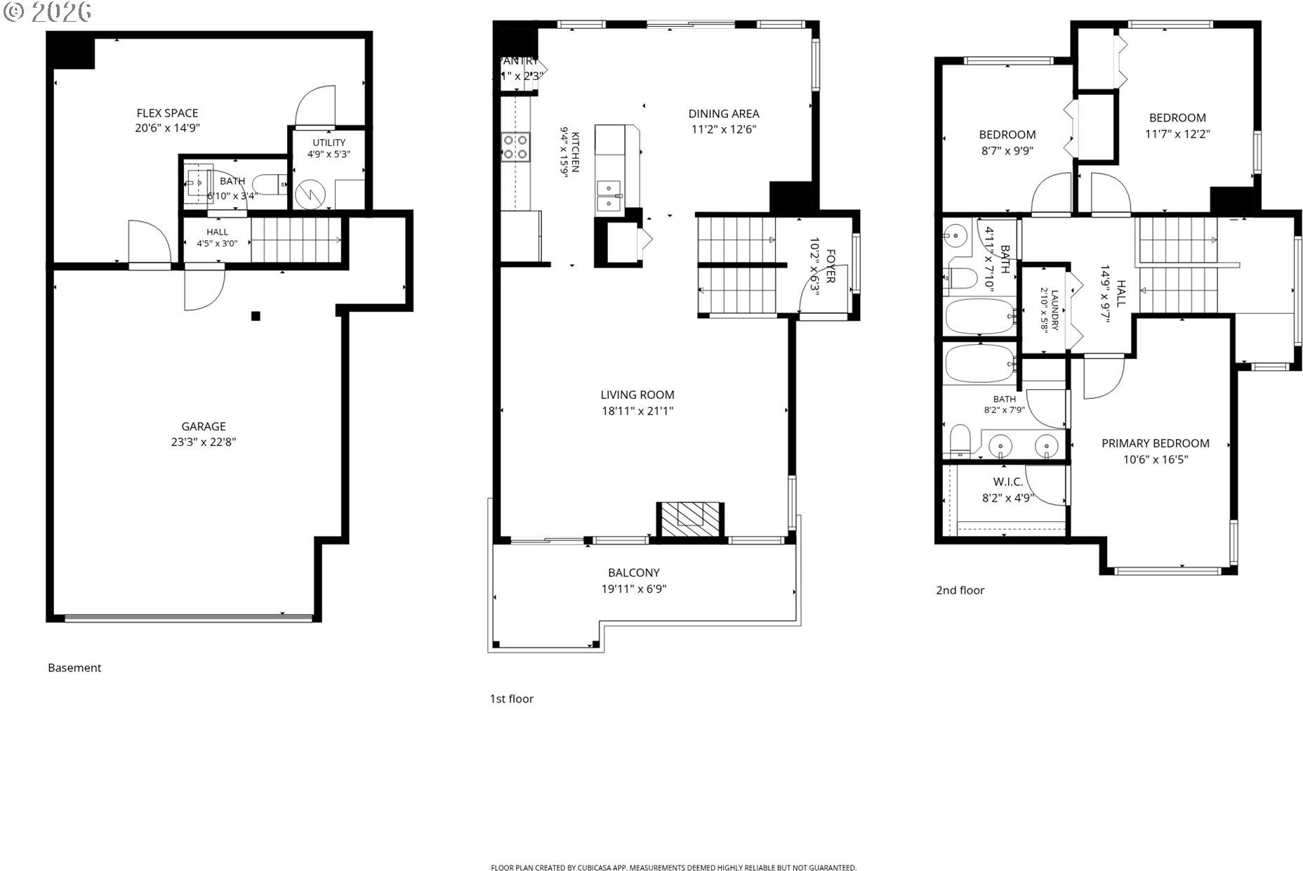 15430 Southwest Sparrow Loop, Unit 105 Beaverton, OR 97007 - Photo 43 of 43 Floor Plan
