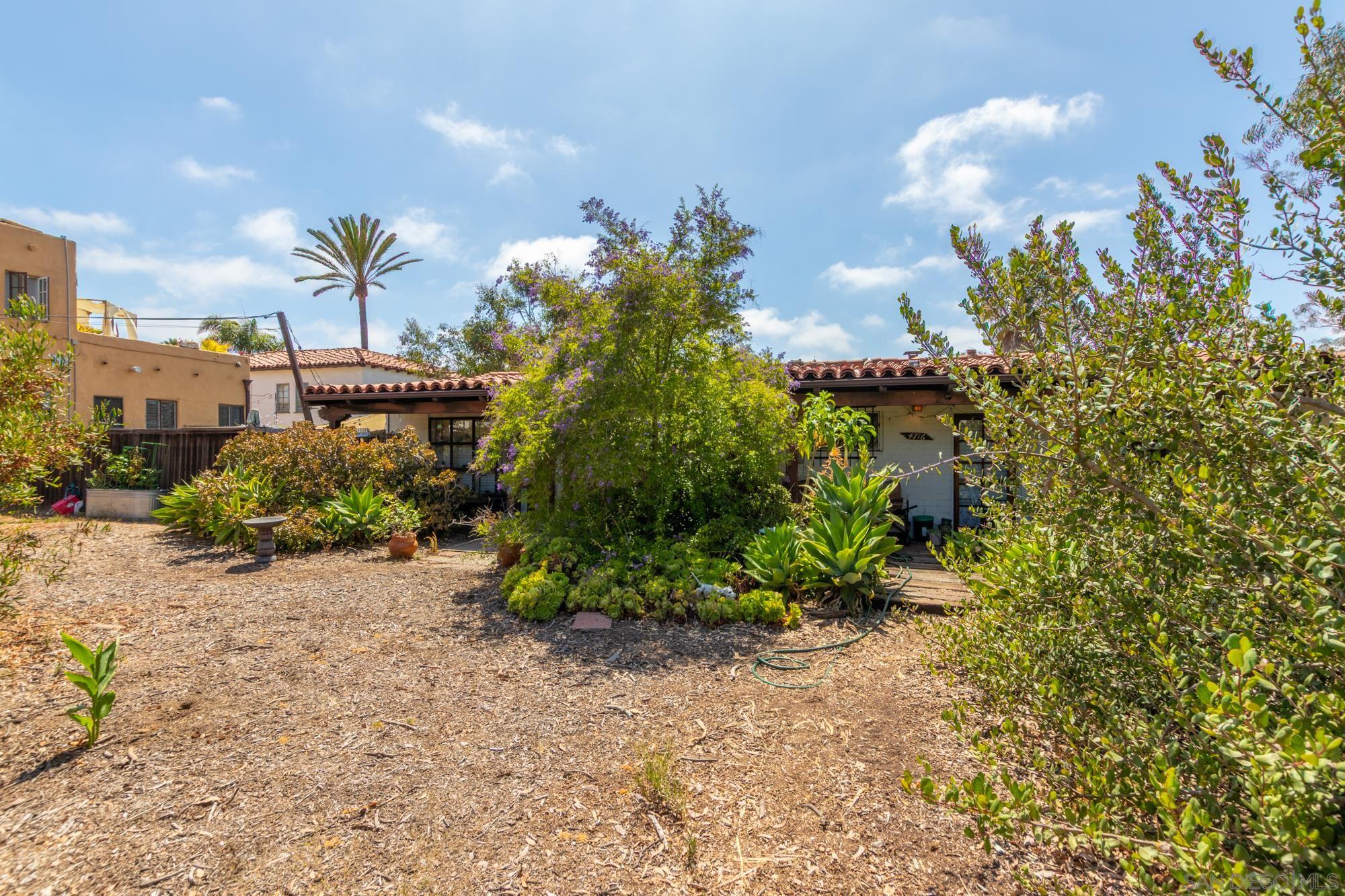 4714 Arizona Street San Diego, CA 92108 - Photo 5 of 10 a vase of flowers sitting in a yard