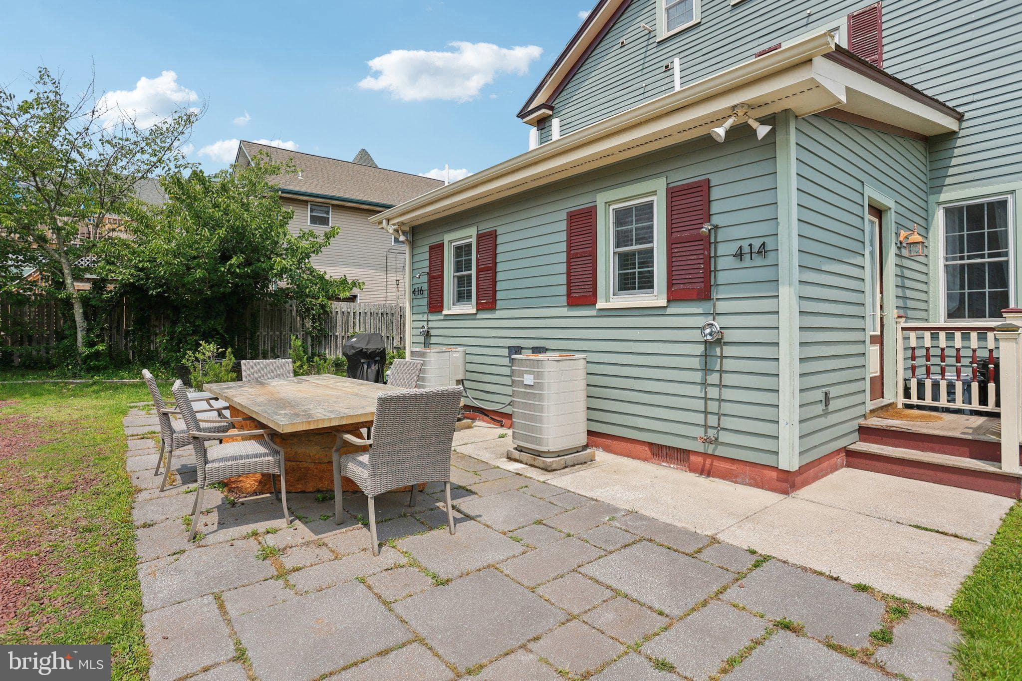 416 Broadway Cape May, NJ 08204 - Photo 21 of 49 a outdoor space with a table and chairs