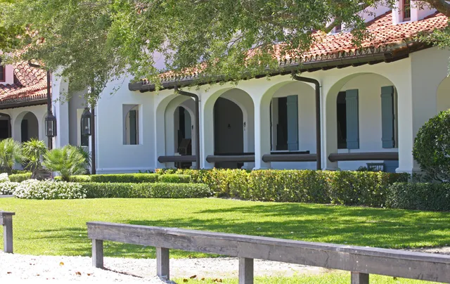 a view of staircase with lots of windows