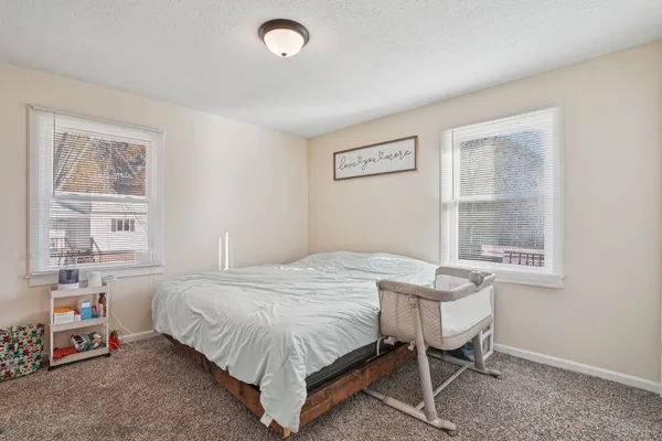 a bathroom with a sink and a shower curtain