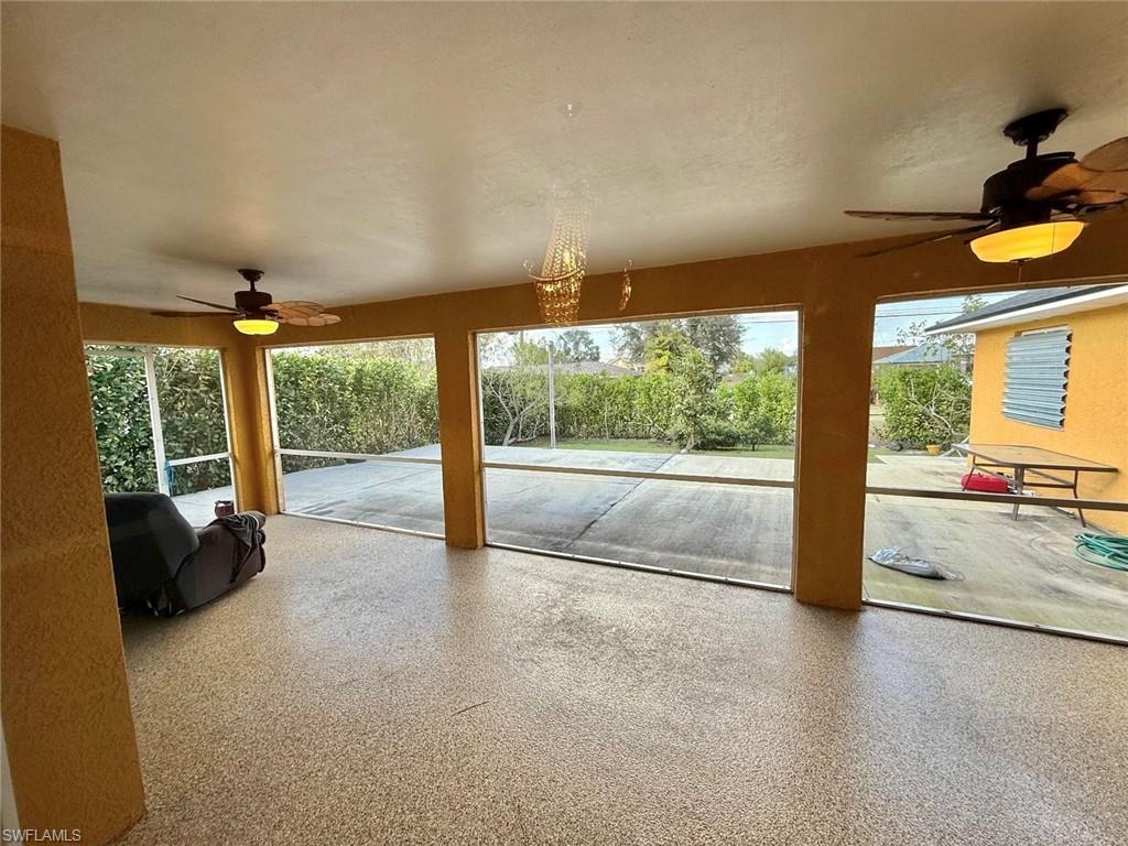 3908 Lee Boulevard Lehigh Acres, FL 33971 - Photo 19 of 24 View of patio featuring ceiling fan