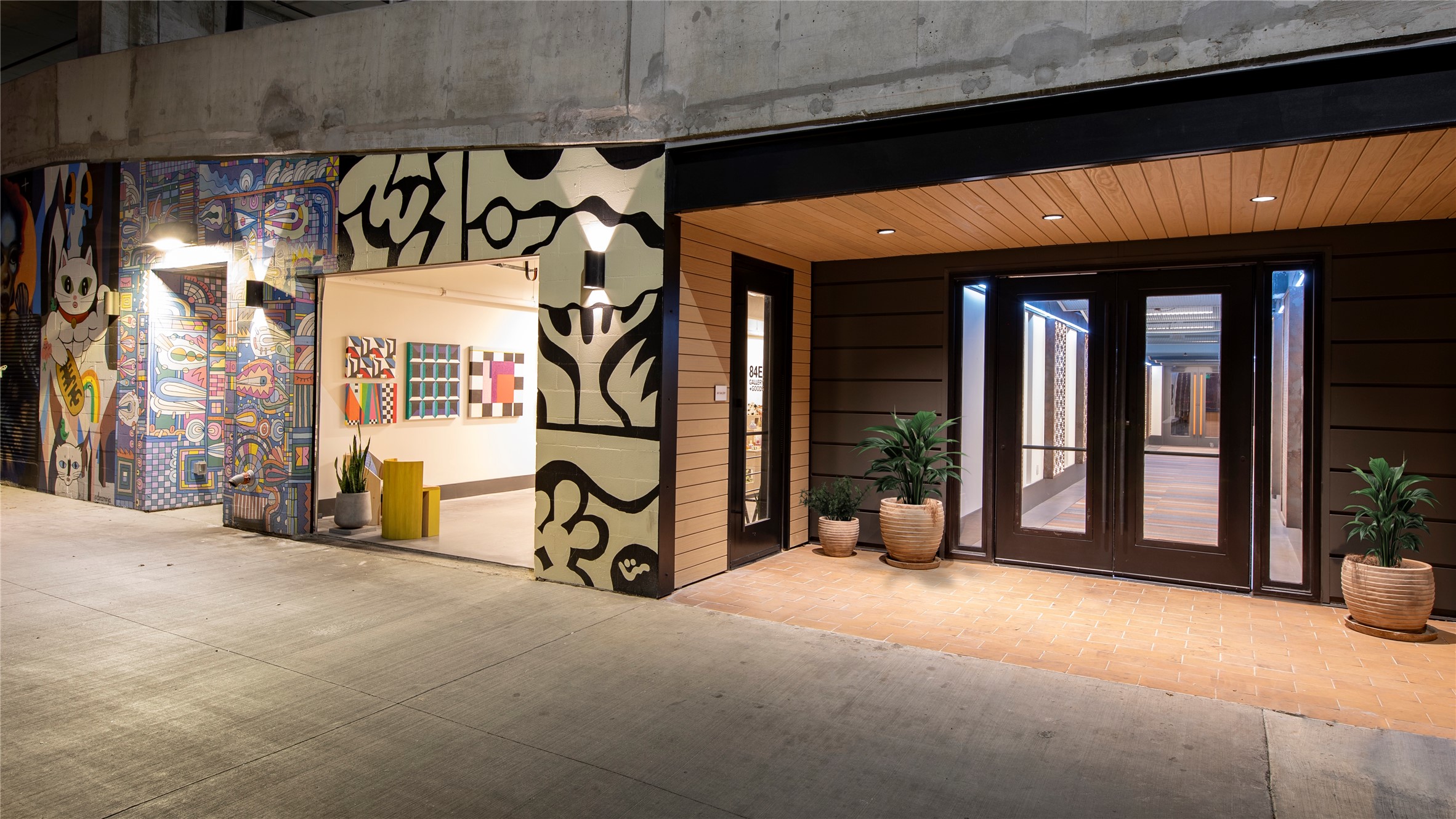 84 East Avenue, Unit 1801 Austin, TX 78701 - Photo 27 of 28 Another unique feature of Vesper - an art gallery and pedestrian exit to Rainey Street.