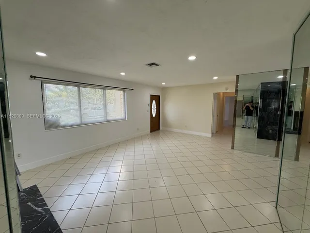 a view of an empty room