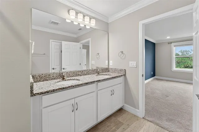 a view of hallway with stairs